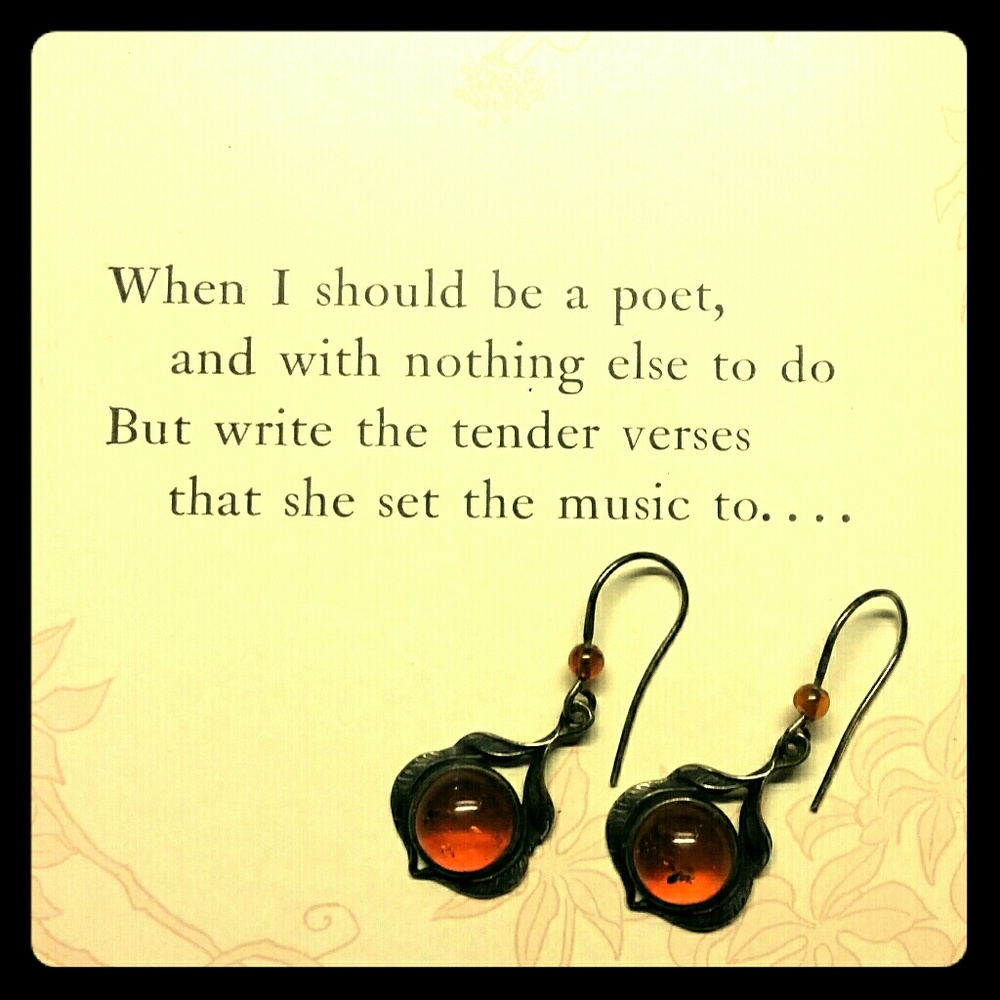 Vintage Amber Earrings